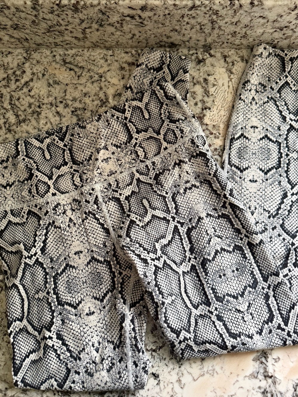 Varley snake print leggings.  Size M